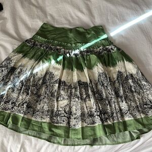 Anthropologie lined pleated skirt. EUC.